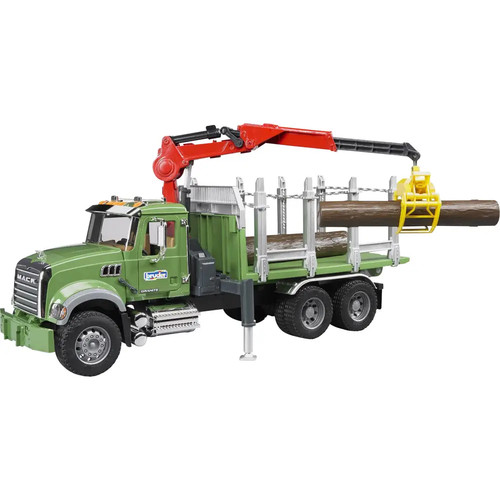 Bruder mack holztransport lkw - mack,