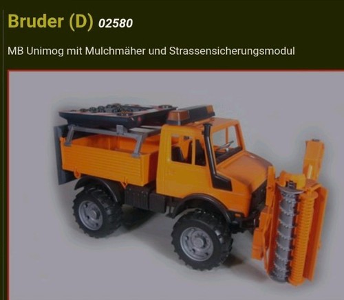 Bruder 02580 unimog - bruder, mit